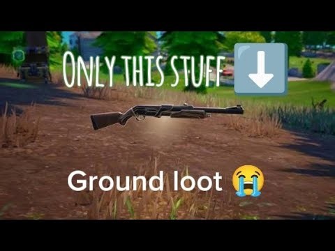 I tried fortnite WITHOUT chests! (CRAZY ending😭)