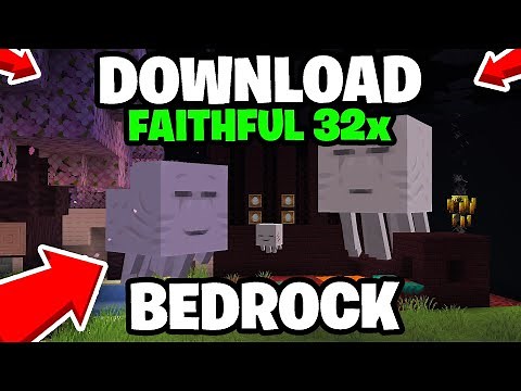 How To Get Faithful Texture Pack in Minecraft Bedrock 1.21.90!