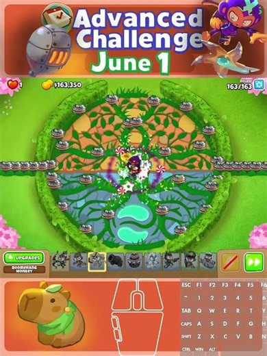 Balanced Boomer, 6/1/2026 Advanced Challenge Speed Run (Daily) BTD6