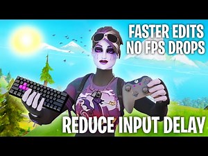 How To *REDUCE* Input Delay in Fortnite And Fix FPS Stutters Guide (CONTROLLER and KEYBOARD) 0 DELAY