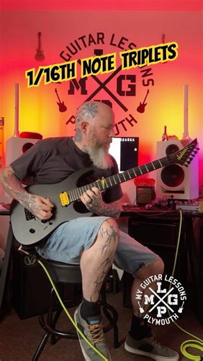 1/16th Note Triplets. #guitar #shorts #shredguitar #shortsvideo