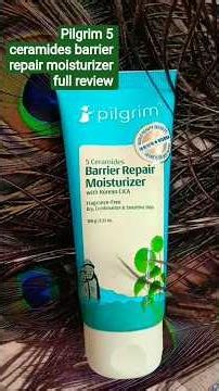 pilgrim 5 ceramides barrier repair moisturizer full review #pilgrim #moisturizer #jungle #short