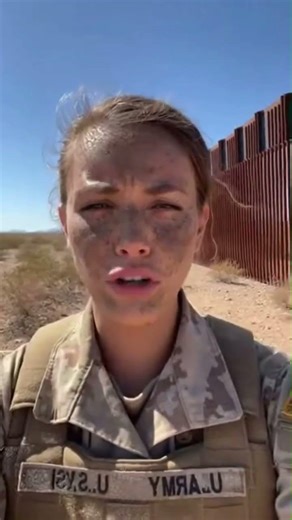 U.S. Army Soldier on Border Patrol Asks for Support! 💪