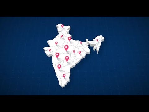 India Map Location Pin Point Animation | Motion Graphics template - Envato elements
