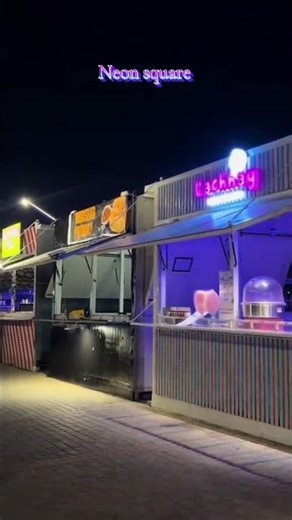 Neon Square Aesthetic Vibes 🌃✨ #neonvibes #aesthetic #place #cinamatic #shots #vibe