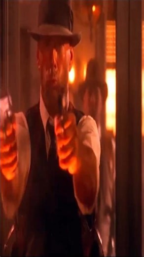 Fastest Trigger Ever? Insane Gun Shootout Scene 💥 | Hollywood Action #shorts