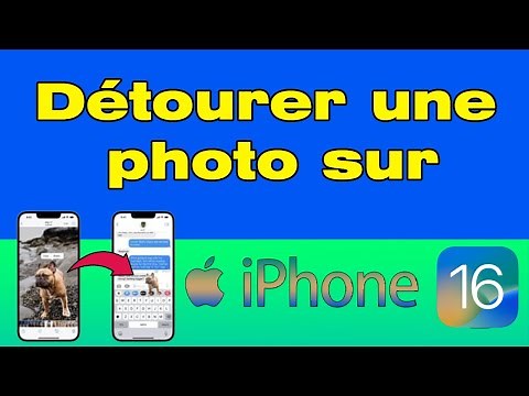 Comment détourer une photo sur iPhone iOS 16