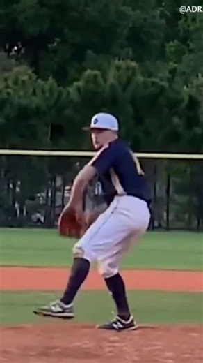 This high school pitcher's crazy trick windup left the hitter confused