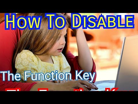 #GTech How To Disable The Function Key || How To Toggle Off The Fn (function) Key's On Your Keyboard