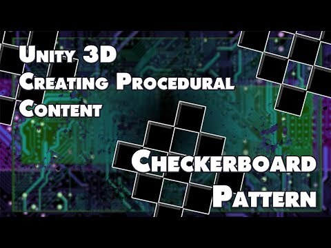 Creating a Procedural Checkerboard Pattern in Unity