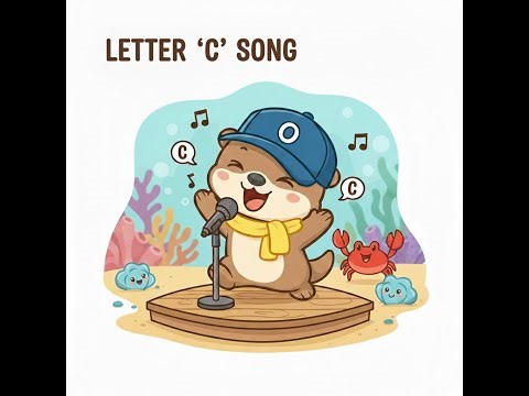 CCC rap kids song. Letter "C". Alphabet song