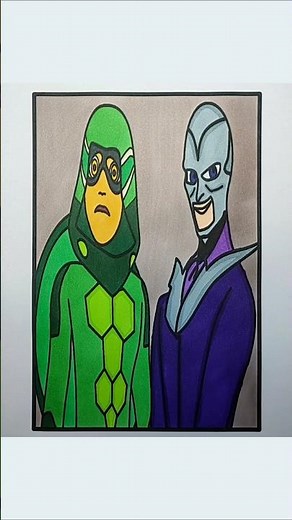 COLORING Carapace and Hawk Moth from Miraculous | Fun Art for Kids