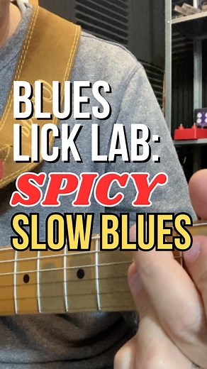 23 reactions | Getting into a slow blues in A!  Playing a classic lick with a spicy twist: using the sixth, some hot Albert King-style bends, and adding the ninth for that extra flavor. It’s all about combining those notes to make it spicy lessons-licks-tabs: links in bio . TheBluesLab.com . . . #guitar #bluesguitar #guitarra #guitarist #guitarcommunity #guitarsolo #guitarlessons #blues #learnguitar #guitarplayer #guitarvideo #blueslicks | Blues Guitar Licks & Tricks | Facebook
