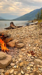 Morning fires at camp #camping #campfire | Nature Daddy