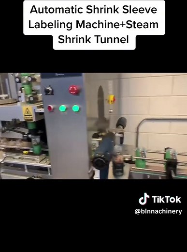 Automatic Shrink Sleeve Labeling Machine Steam Shrink Tunnel#blnmachinery #BLN #นำเข้าเครื่องจักร #บริการหลังการขายทั่วประเทศ #นําเข้าและจําหน่ายเครื่องจักร #เครื่องติดฉลากอัตโนมัติ #foryoupage #tiktok