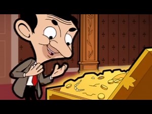 Mr. Bean - Bean Uses Metal Detector To Search For Treasures