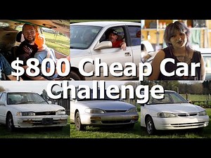 $800 CHEAP CAR CHALLENGE, Forcing Three $800 College Cars to Compete, Grumpy Monkey 800 Challenge