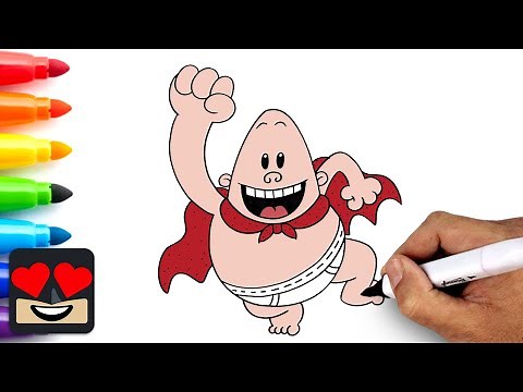 How To Draw Captain Underpants