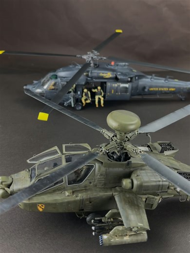 Two Legendary Helicopters in 1:35 Scale Models