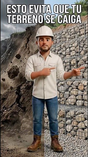 Obra real de El Civi: cómo se hace un gavión desde cero — piedra, malla y amarres internos