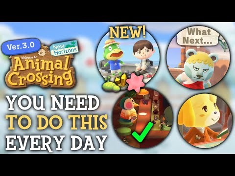 New Things To Do Every Day In Animal Crossing New Horizons (3.0 Update)
