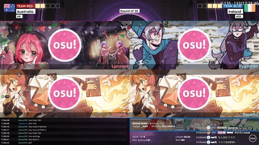 [osu!7k]MWC7K 2026 32强赛(澳大利亚)vs(爱尔兰)