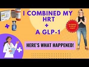 I combined my HRT (Hormone Replacement Therapy) + a GLP-1 and here's what happened! 🥰🥰