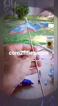 Des parasols en papier DIY