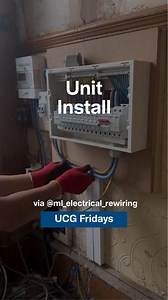 The art of cabling caught satisfyingly on camera by @ml_electrical_rewiring. An excellent example of a consumer unit installation, well done 👏⚡️ | Hager