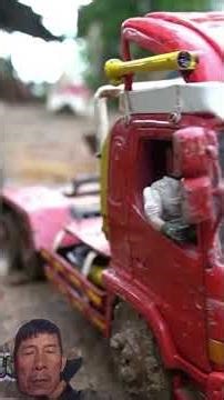 Heavy Truck Plunges into Mud Pit!