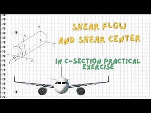 Shear flow and shear center C-section: Practical Exercise