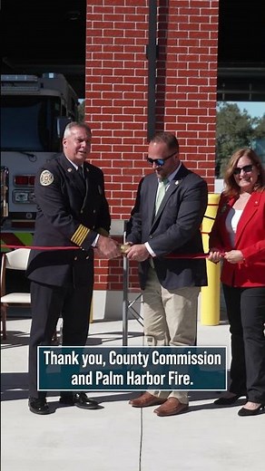 Palm Harbor has a new Fire Station! 🚒 #pinellascounty