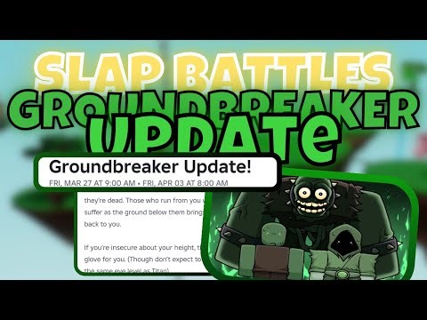 New GROUNDBREAKER Update/Necromancer Mastery?! (Slap Battles Mastery + Update)