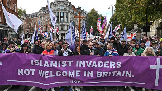 At least four counter-protesters arrested during London Ukip protest