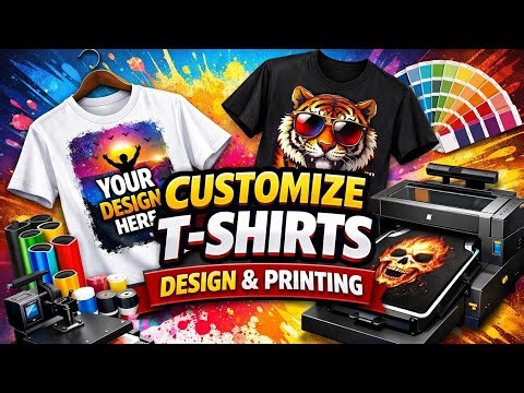 Customize T-Shirts Design & Printing.
