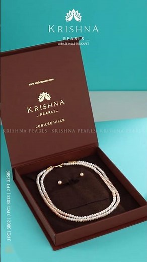 2-Line Freshwater Pearl Necklace Set | Elegant & Timeless Pearl Jewellery