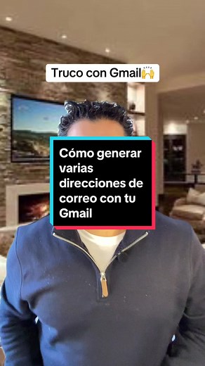 Te muestro cómo generar infinidad de correos electrónicos con Gmail y que todos apunten a tu cuenta original #trucos #trucogmail #tipsandtricks #tips #mail #correoelectronico