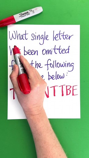 Only one letter has been omitted from the sequence. 25% will solve it easily. | The Gooch