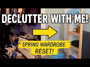 Wardrobe Cleanout 2025 ✨ Declutter With Me + Spring Cleaning Motivation