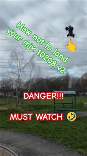 MUST WATCH!!! BAD LANDING mjx hyper go 10208 v2