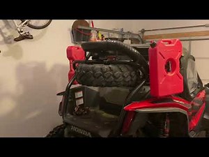 Honda Talon spare tire mount & rear step review. 1000R 1000X