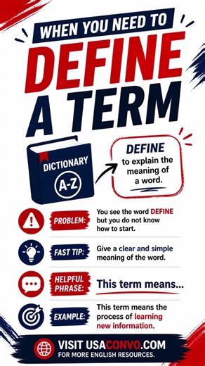 Define Words Clearly In English