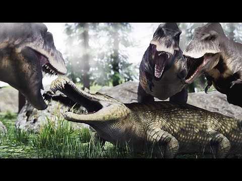 ATTACKED BY ALL OF THE DINOSAURS!!! | The Beasts of 9500