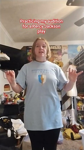 My audition for a Percy Jackson Musical #Theaterkid #Actor #Actress #Dramakid #Percyjackson