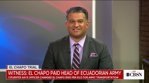 El Chapo trial: Witness says Guzman paid head of Ecuadorian army
