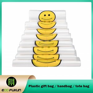 [Hot Item] Cheap Custom Logo Plastic Vest Bags Bulk