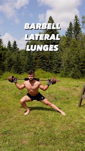 2.4K views · 67 reactions | Athletic Power w/ Barbell Lateral Lunges!...