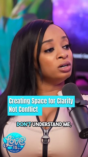 AYONA on Instagram: "@loveis.pod Love is... taking a breath before the breakdown🩵 Full Episode @ link👆🏾 in bio Not every disagreement has to become a war. Sometimes, the real flex is creating space—for clarity, not conflict. Healthy communication includes slowing down, softening our tone, and seeking to understand over being right can change the way we relate. Because peace isn’t passive—it’s an active choice. One that requires maturity, emotional awareness, and the willingness to lead with l