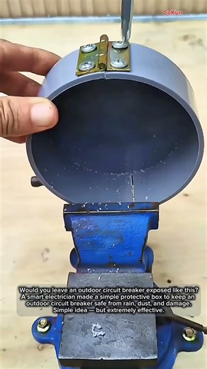 Simple DIY Box to Protect an Outdoor Circuit Breaker.