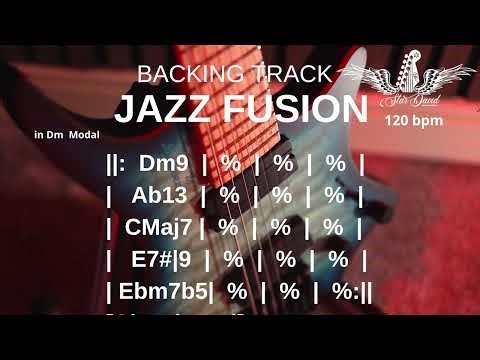 Backing Track Jazz Fusion in Dm Modal